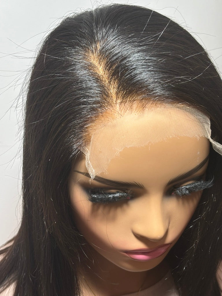 Samantha 16” Wig Dark brown beginner cap