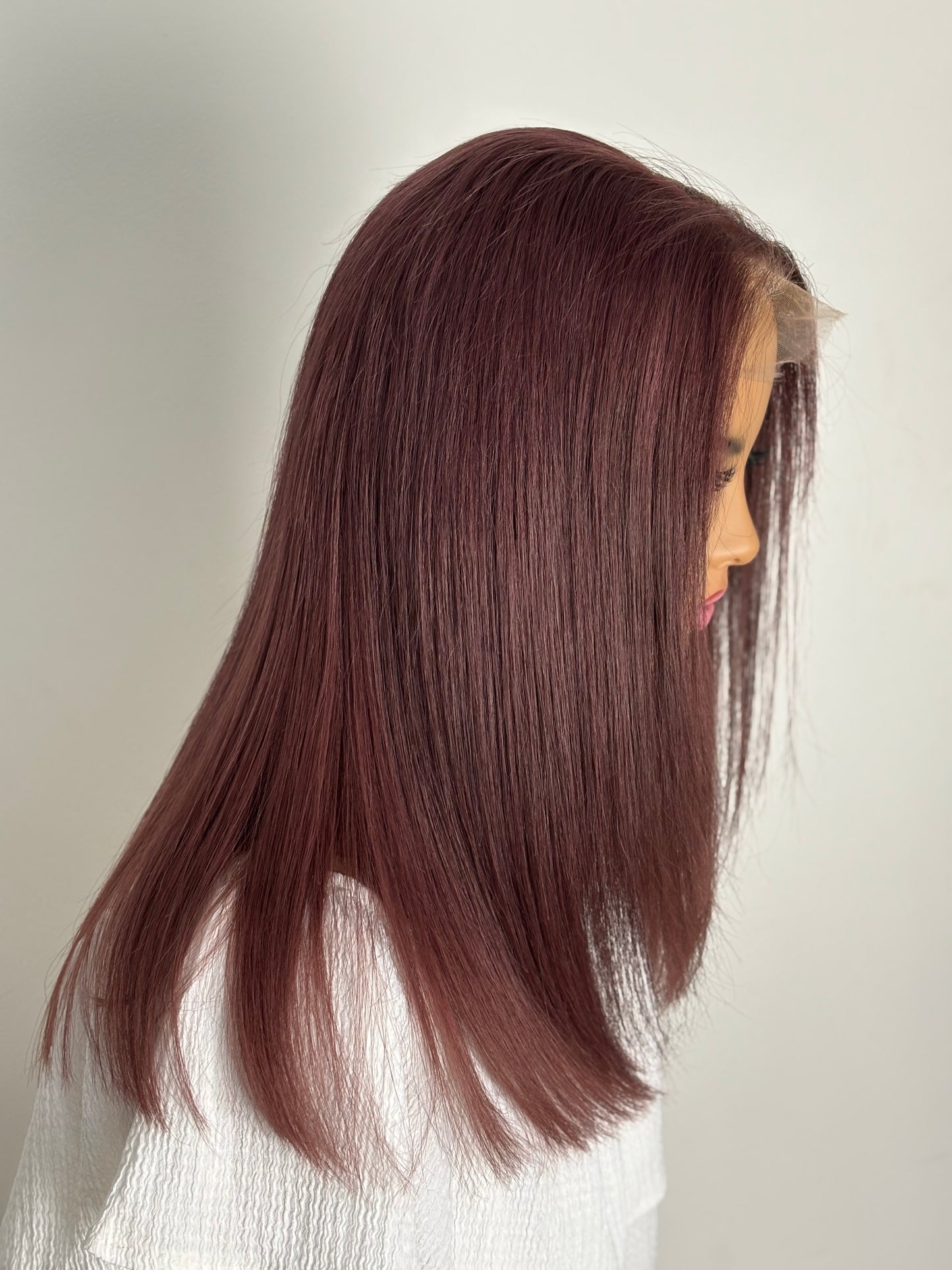 Jessica 14”Wig Red/Plum beginner cap