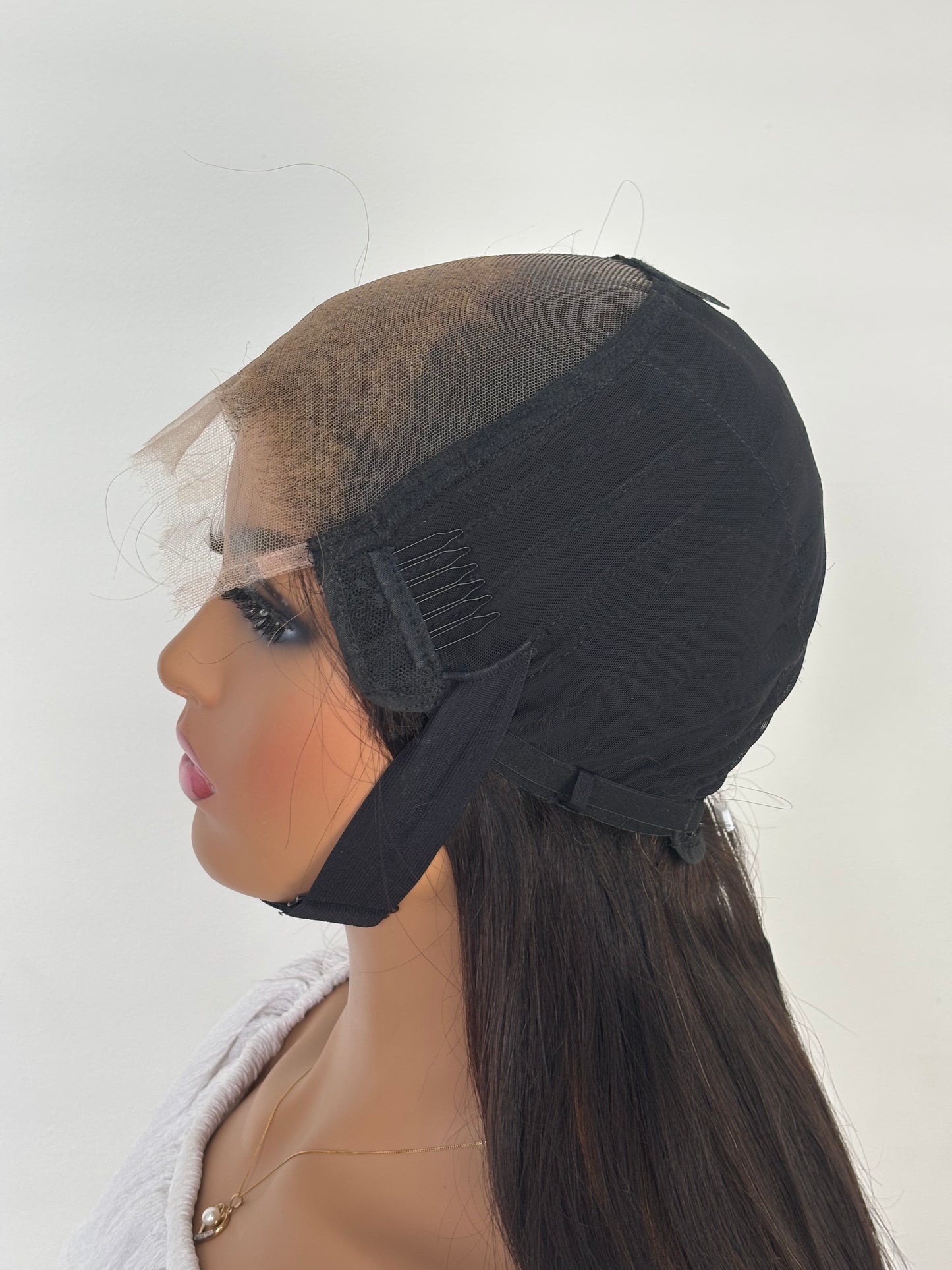 Louise 18” Wig Dark brown/Medium brown Balyage Beginner Cap