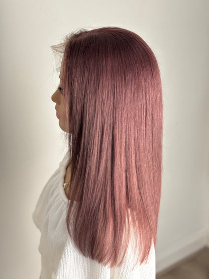 Jessica 14”Wig Red/Plum beginner cap